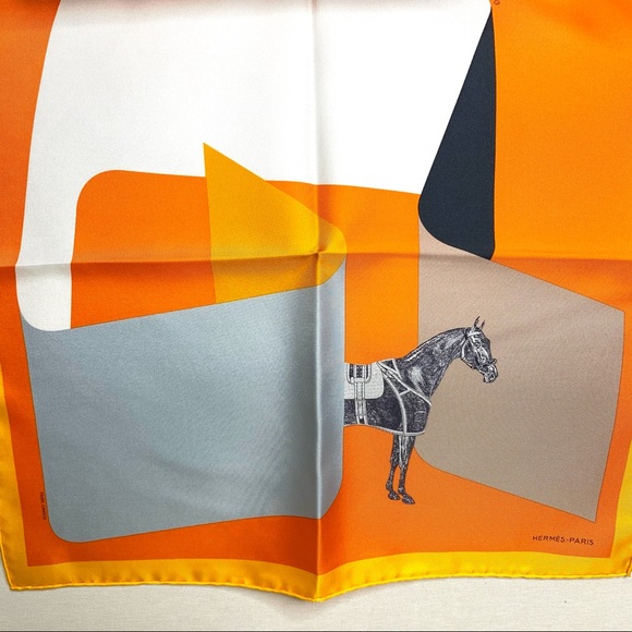 Hermes Accessories - Hermes Scarf 45 cm LA SERPENTINE de Pierre Charpin